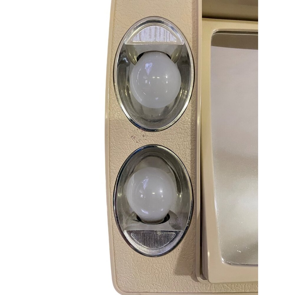 Vintage Mirror-Go-Lightly Lighted Makeup Mirror with Travel Case Used - Picture 9 of 16